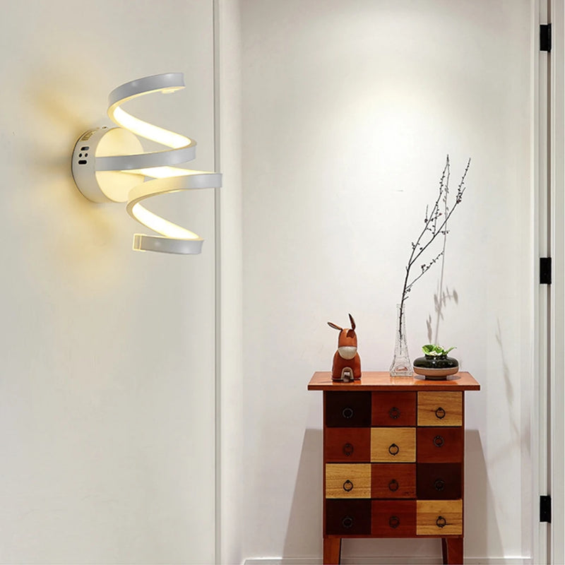 applique murale led moderne style nordique en aluminium