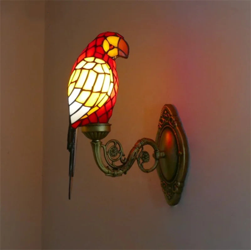 applique murale en verre coloré pour déco créative lumineuse