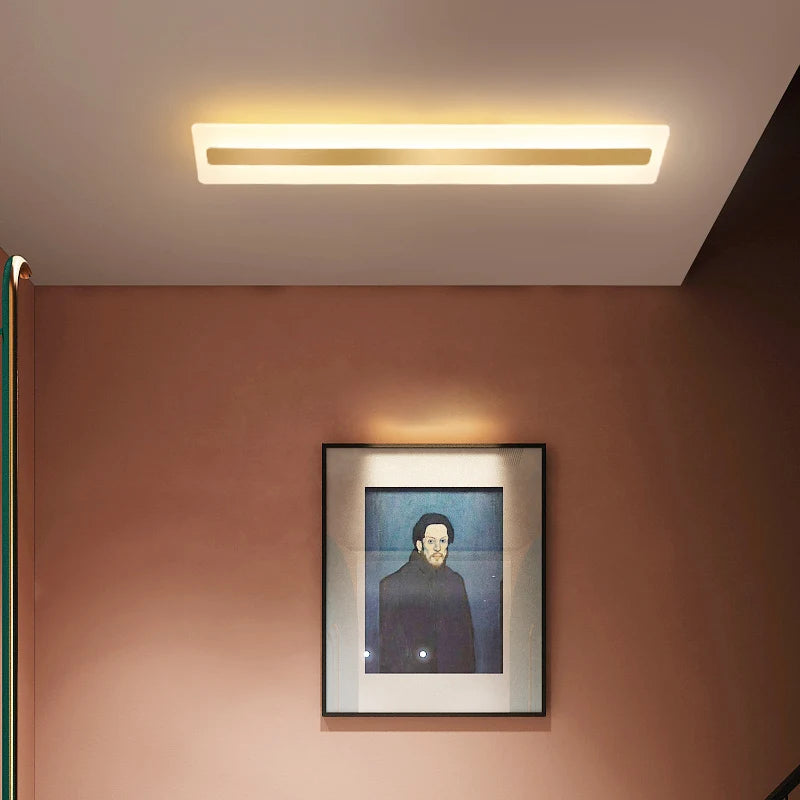 plafonnier led acrylique moderne pour éclairage intérieur