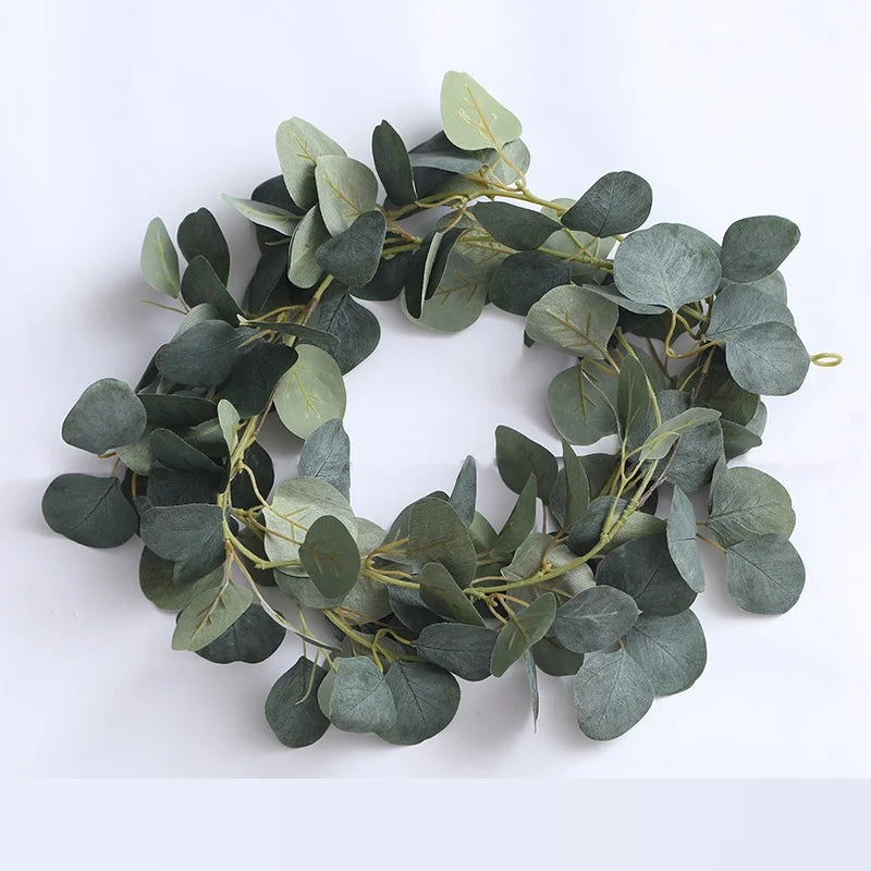 guirlande d'eucalyptus artificiel pour décoration de mariage et table