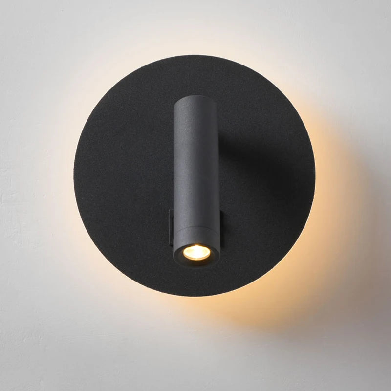 lustre led minimaliste avec interrupteur de projecteur déco