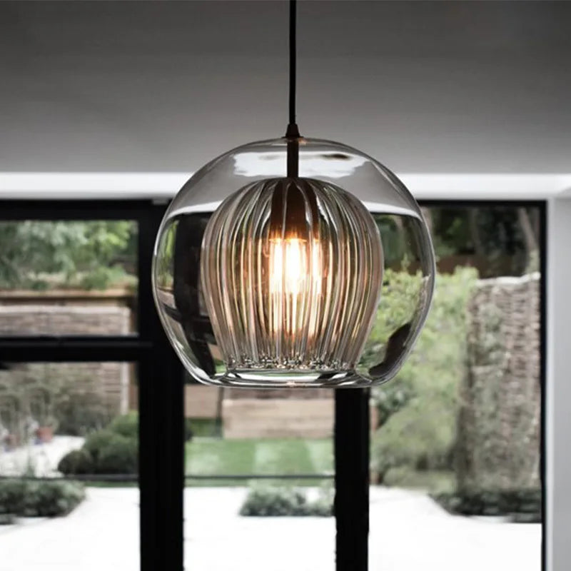 suspension en verre de luxe pour intérieur moderne