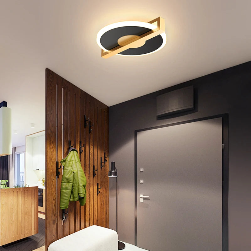 plafonnier led moderne pour éclairage intérieur style nordique