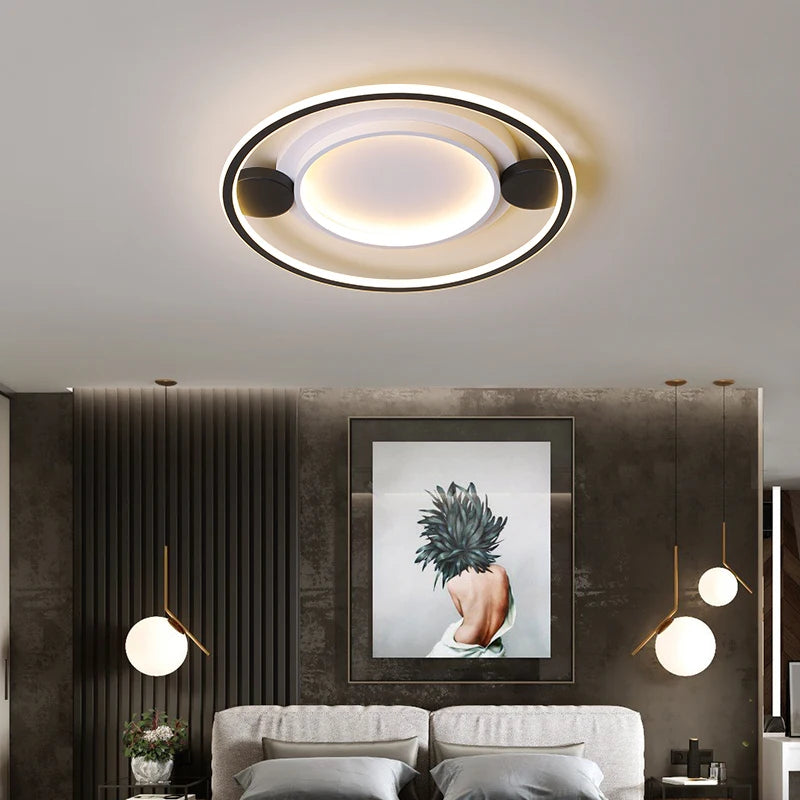 plafonniers led pour décoration intérieure atmosphère de luxe minimaliste