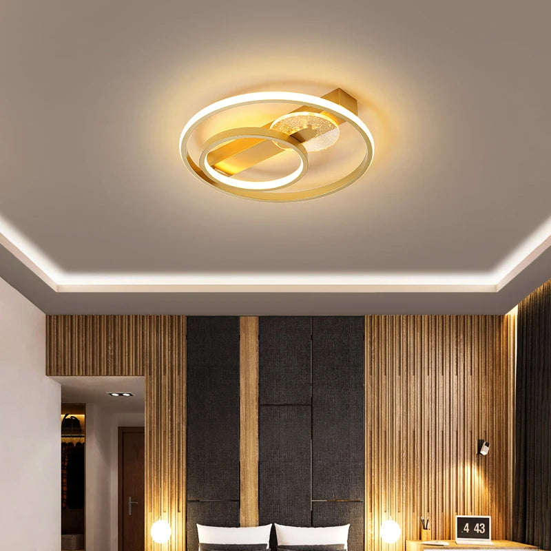 plafonnier design led rond ultra mince pour intérieur maison