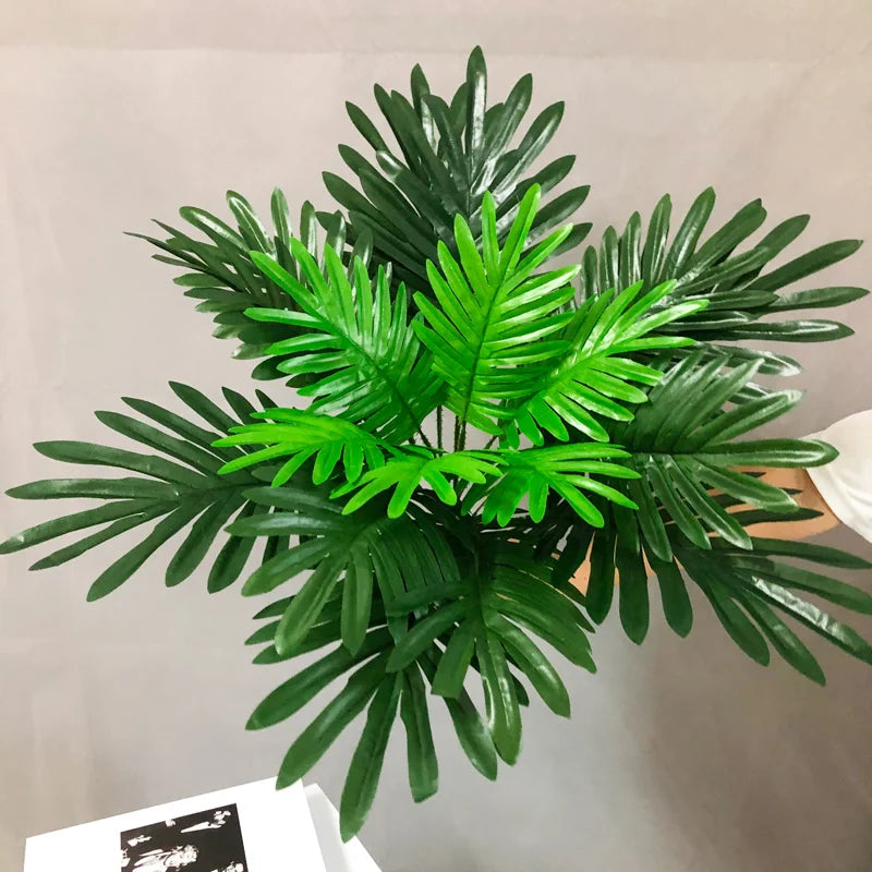 bouquet de fausses feuilles de palmier tropical décoratif pour fêtes et événements