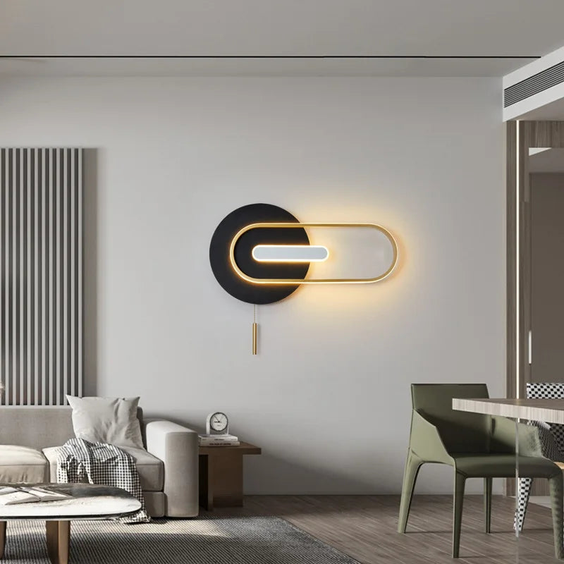 applique murale led design en métal pour décoration moderne