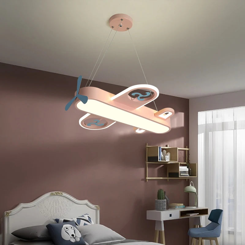 suspension moderne design avion pour chambre enfant