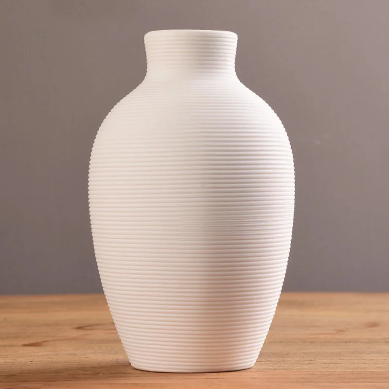 vase en céramique moderne pour décoration intérieure de fleurs