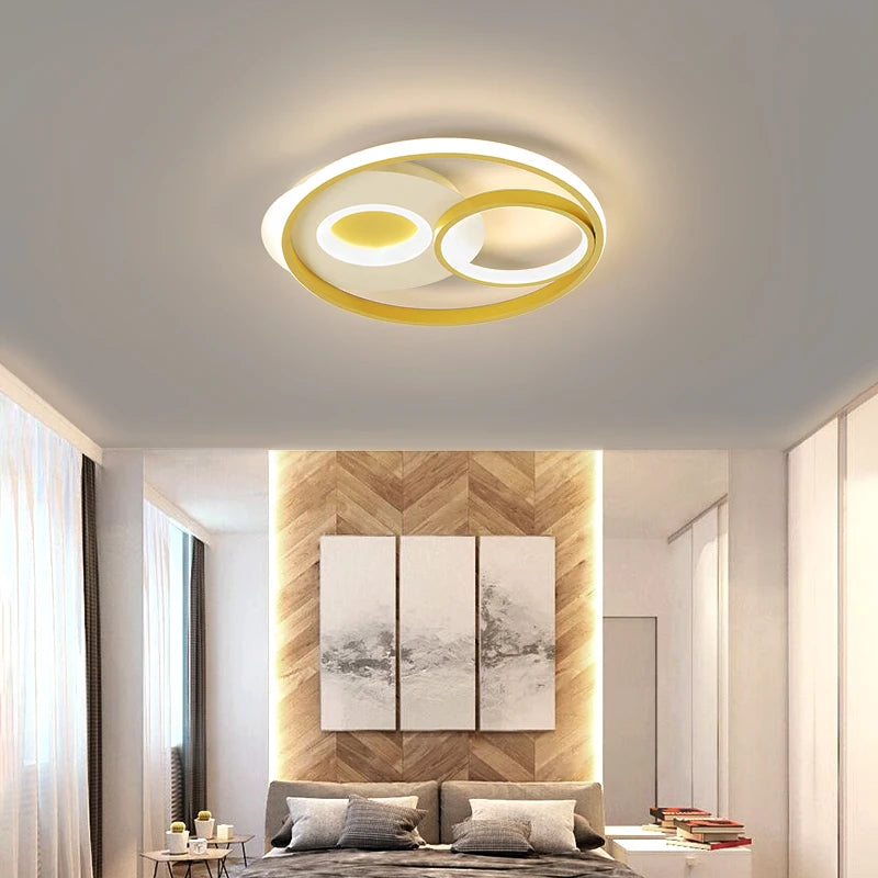 plafonnier moderne à leds ultra mince pour intérieur élégant