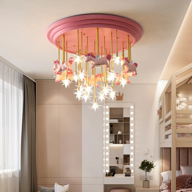 lustre led romantique pour décoration intérieure élégante et chaleureuse