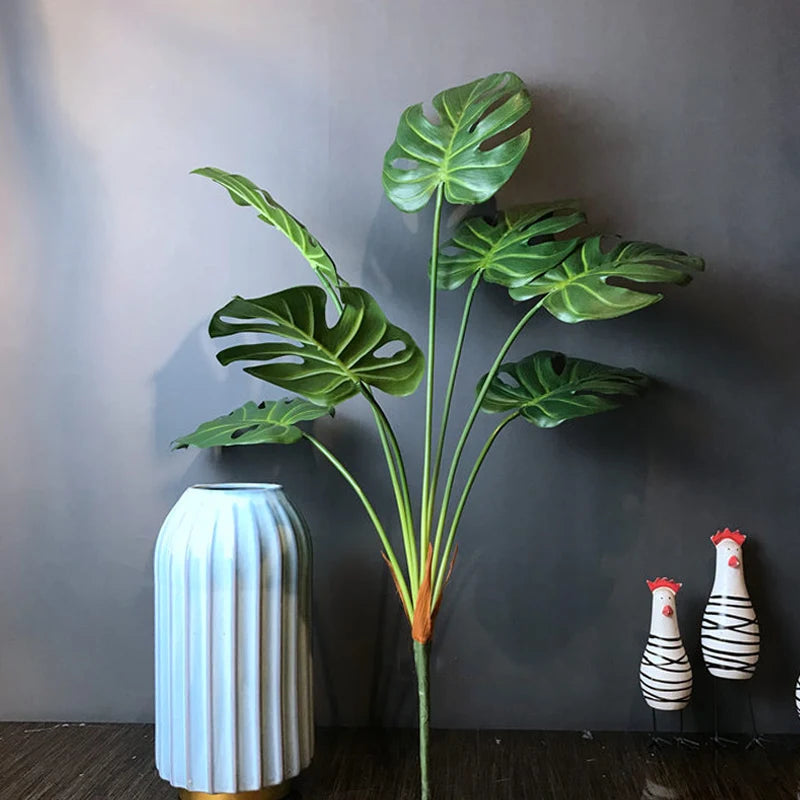 plantes artificielles monstera pour décoration intérieure et extérieure