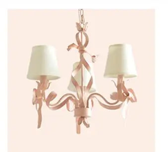 lustre à led rose pour chambre de fille décorative élégante