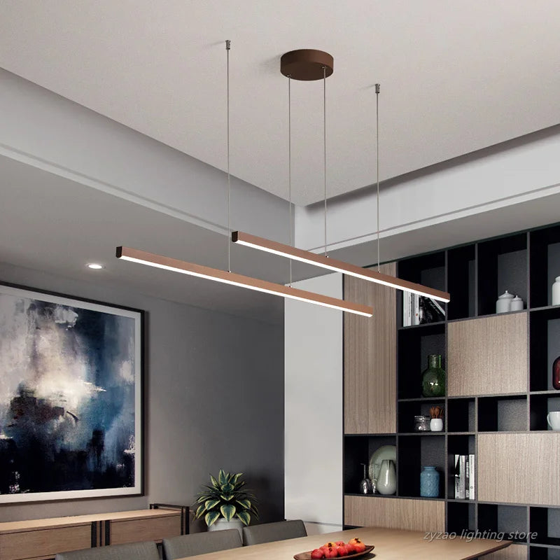 suspension moderne à led pour intérieur élégant et minimaliste