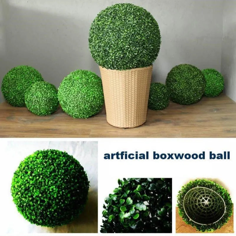 boule de buis artificielle décoration pour jardin mariage et fêtes