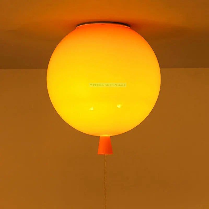 D300mm ball shape ceiling light, beautiful children bedroom ballon lamp, foyer colorful decoration lighting