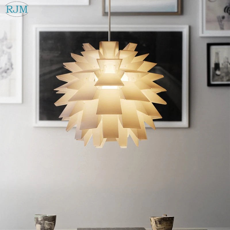 lampes suspendues design nordique moderne en forme de noix de pin