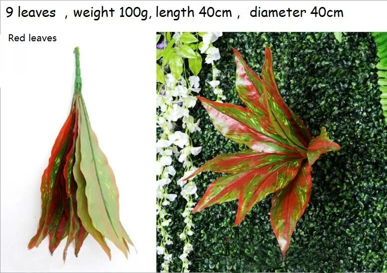 feuilles dherbe artificielles pour décoration murale et jardin