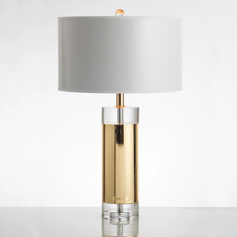 lampe à poser moderne en cristal pour décoration intérieure