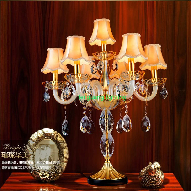 lampes de table en cristal moderne style nordique haut de gamme