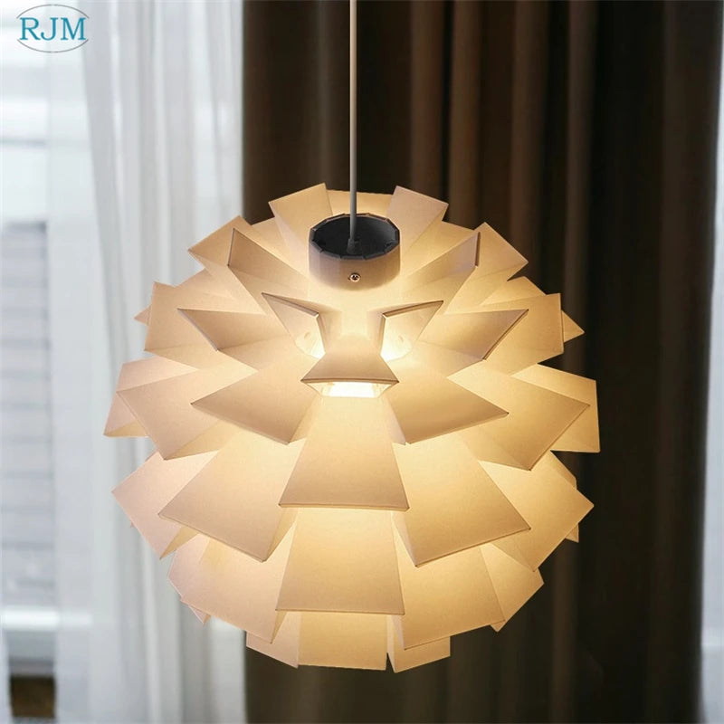 lampes suspendues design nordique moderne en forme de noix de pin