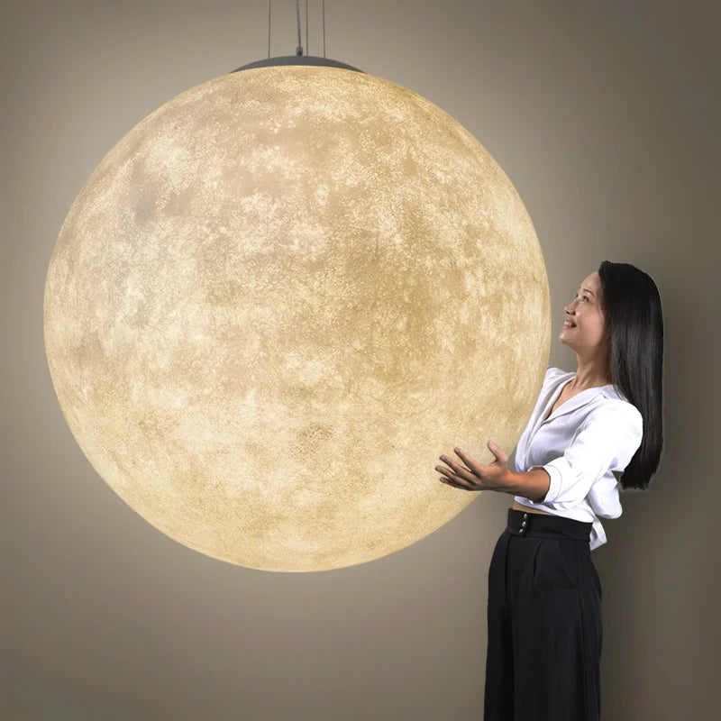 suspension créative en forme de lune pour une ambiance romantique