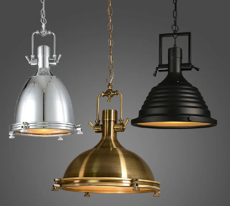 lustre industriel en fer style nordique pour cadeaux de nouvel an