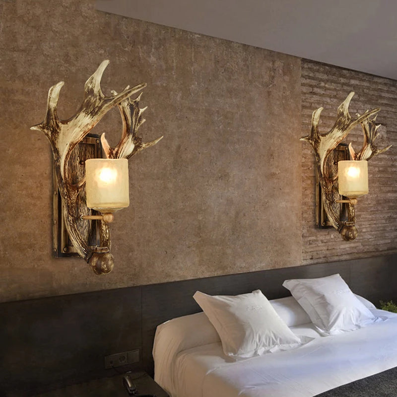 "applique murale vintage bois design pour hôtel restaurant"