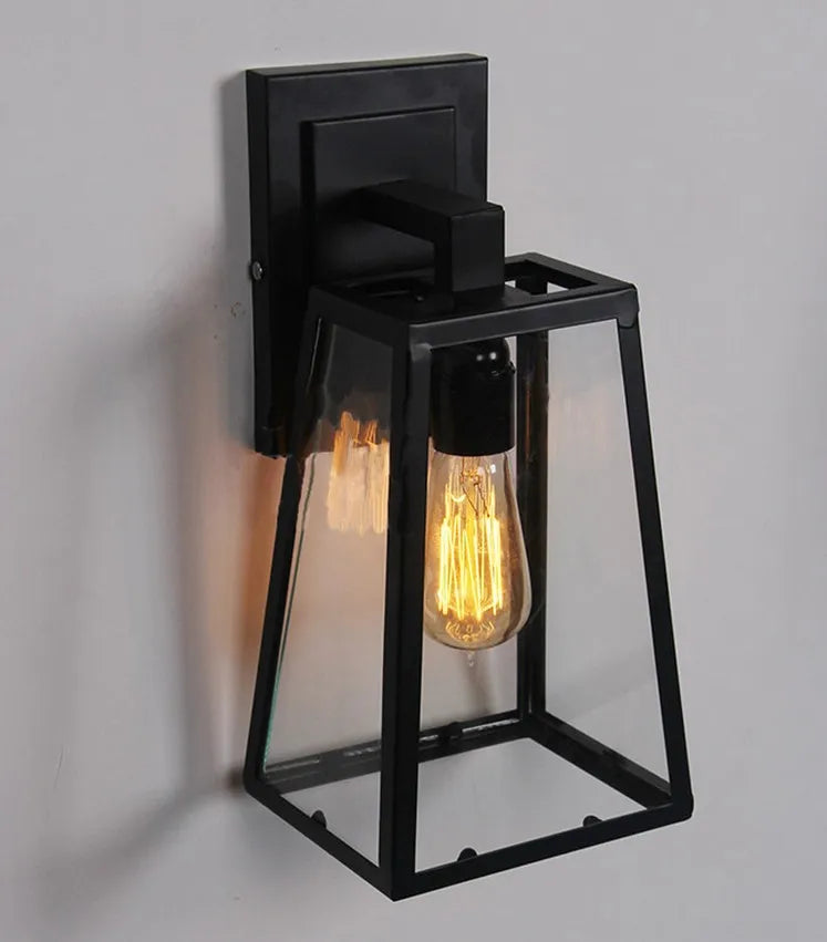 Retro Loft Industrial LED Vintage Wall Lamp light With frame , Wall Sconce Arandela De Pared