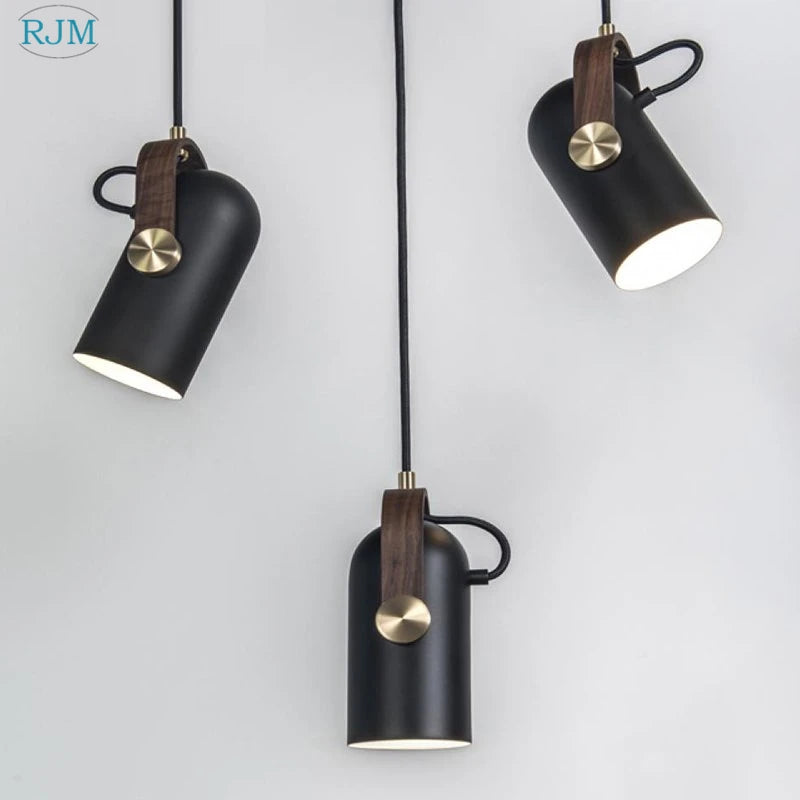 lampe suspendue led nordique minimaliste pour café et magasin