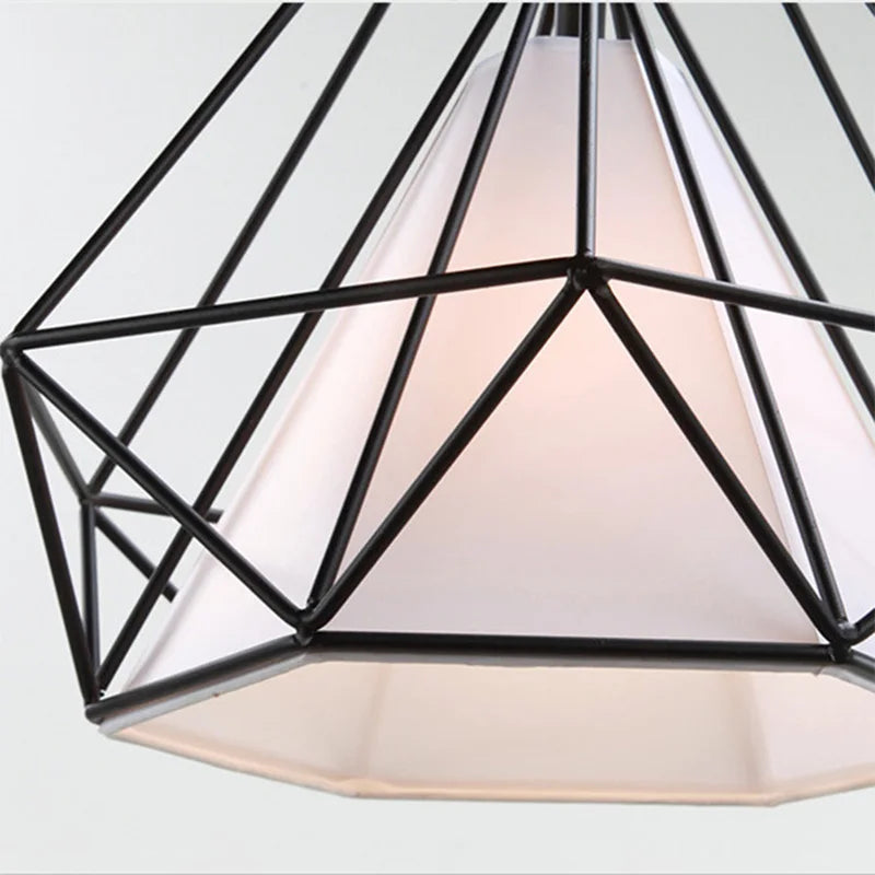 cage à oiseaux suspension lumières rétro minimaliste moderne