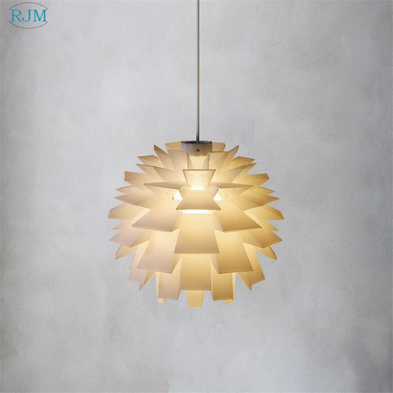 lampes suspendues design nordique moderne en forme de noix de pin