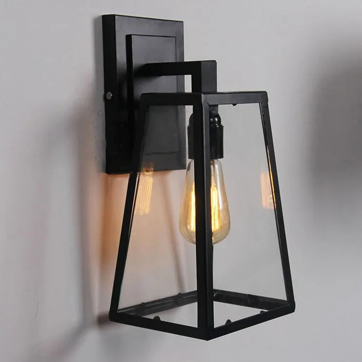 Retro Loft Industrial LED Vintage Wall Lamp light With frame , Wall Sconce Arandela De Pared