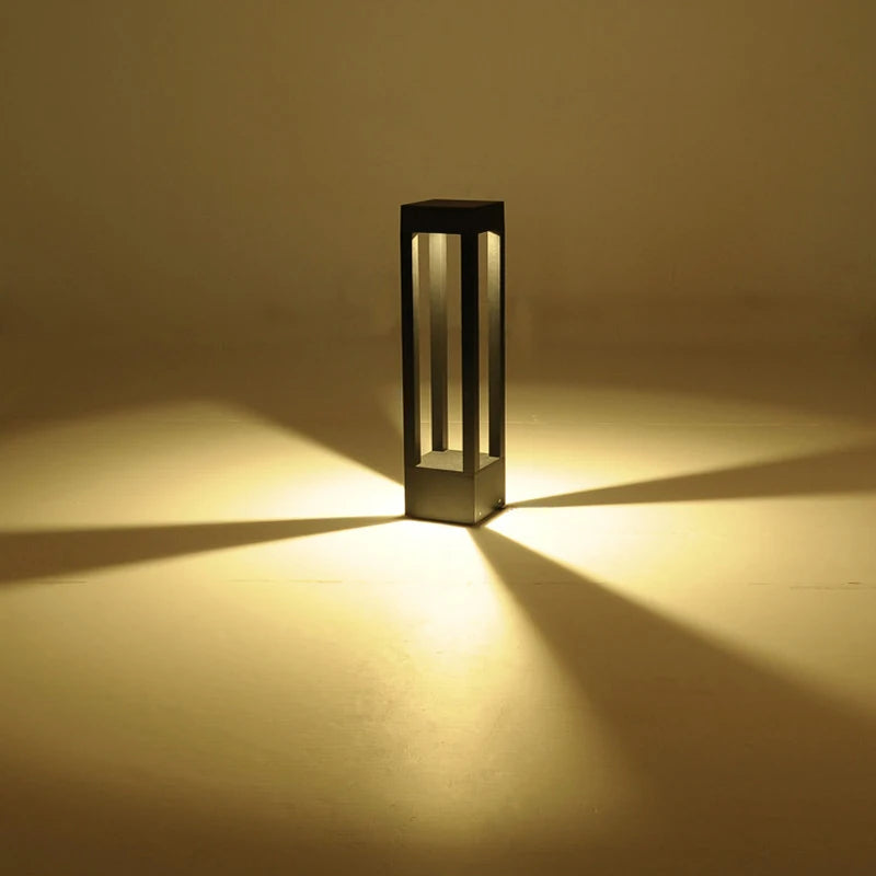 lampe led imperméable en aluminium moderne pour extérieur