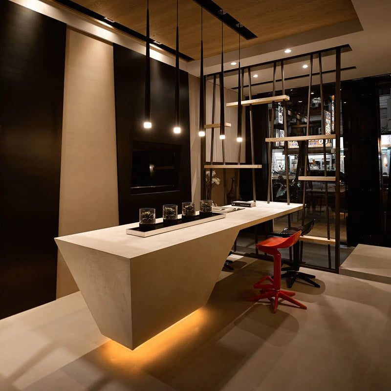 lustre led nordique design pour cuisine restaurant bar