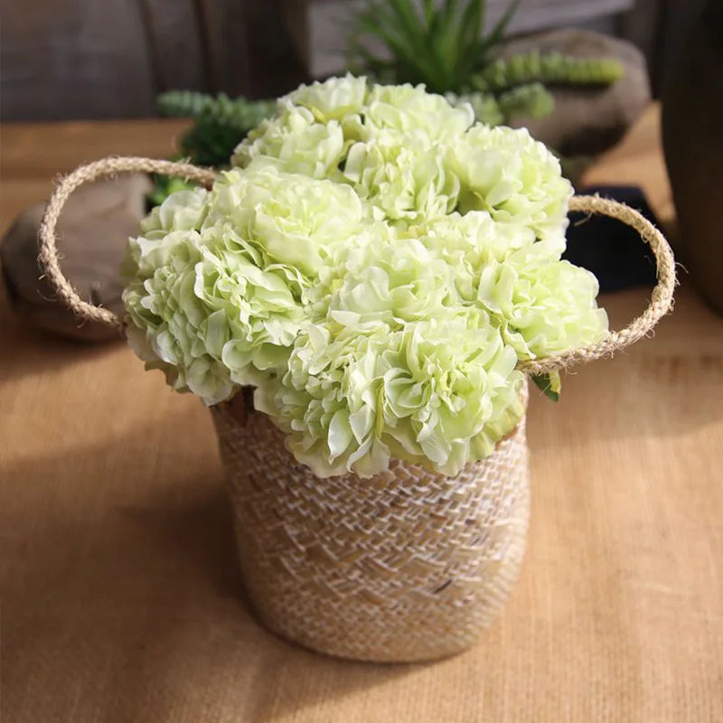 fleurs artificielles hortensias soie pour mariage décoration élégante