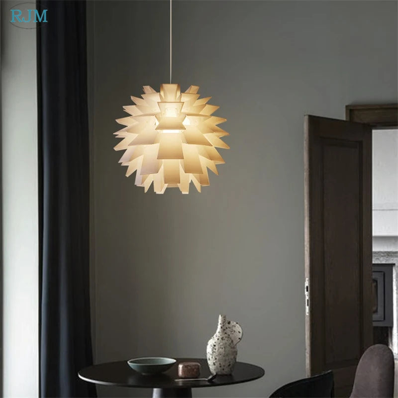 lampes suspendues design nordique moderne en forme de noix de pin