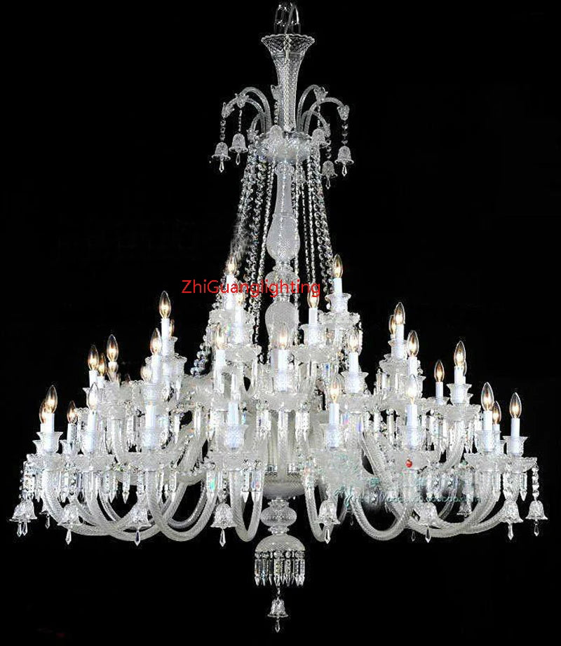 lustre en cristal noir pour un éclairage luxueux et élégant