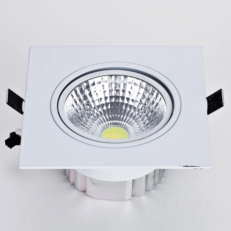 spot led encastrable carré à intensité variable décoratif pour intérieur