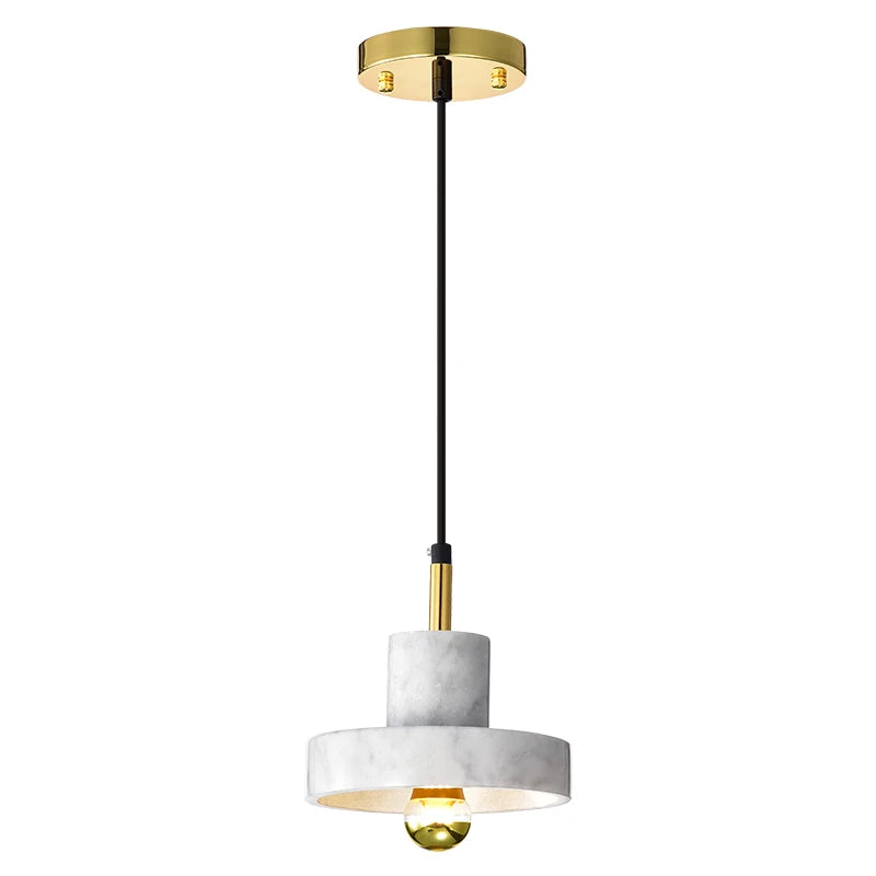 Nordic marble chandeliers post-modern minimalist bar, living room, dining room, bedside decorative lamps and lanterns