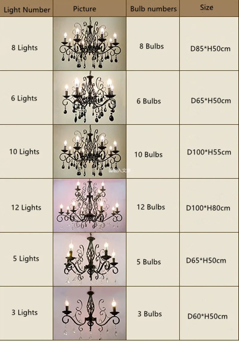 lustre rétro en métal verre et cristal décoratif pour intérieur