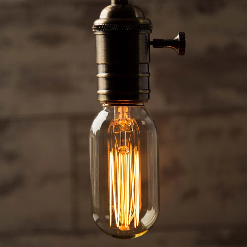 ampoule vintage edison à filament lot de six pièces