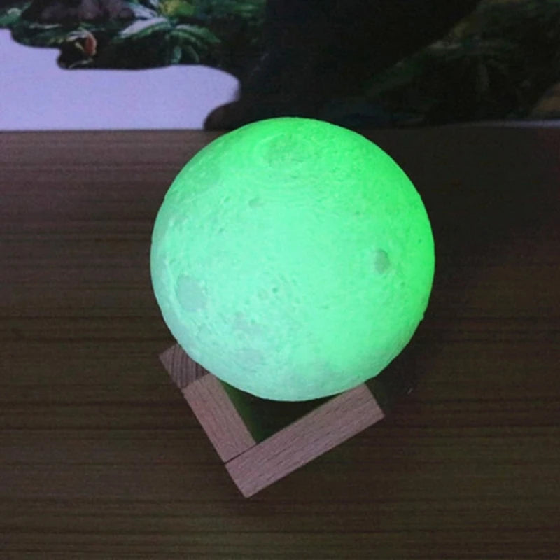 lampe lune 3d rechargeable avec changement de couleur tactile