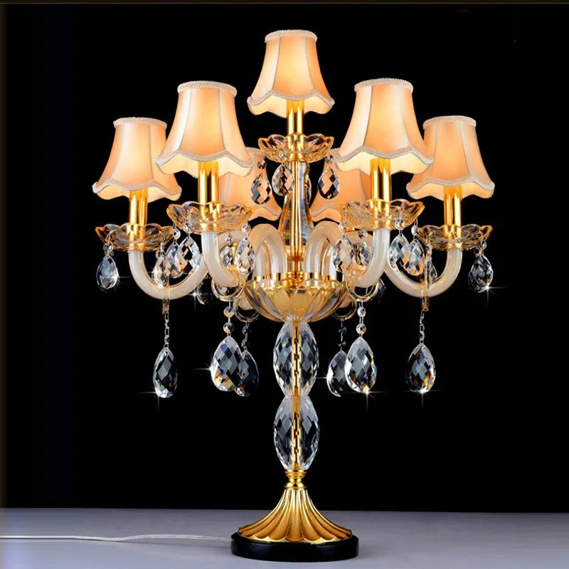 lampes de table en cristal moderne style nordique haut de gamme