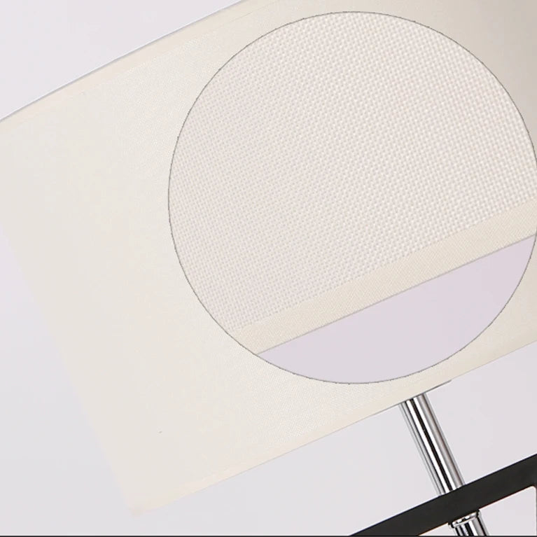 lampadaire led en tissu de fer nordique pour intérieur moderne