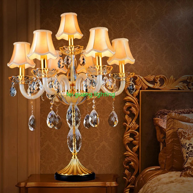 lampes de table en cristal moderne style nordique haut de gamme