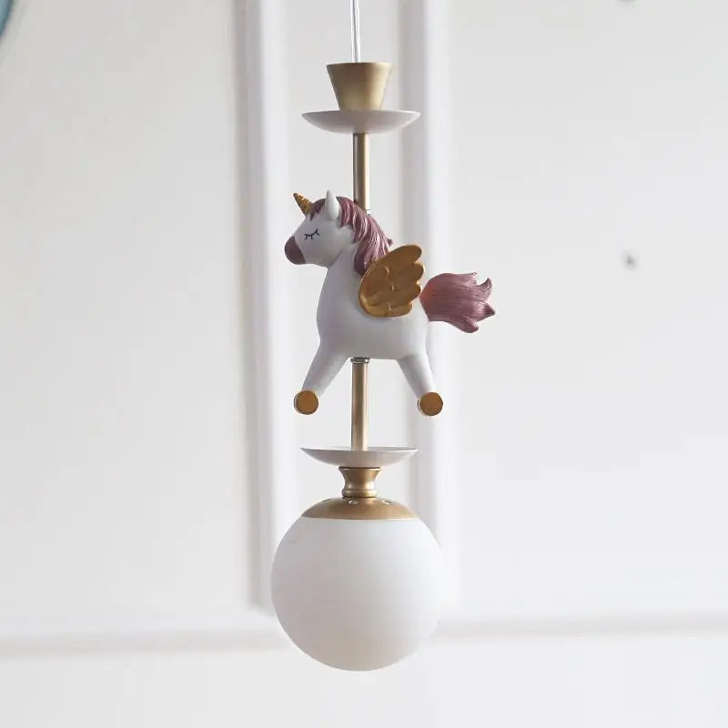 lampe de chevet suspendue en bois moderne pour enfants