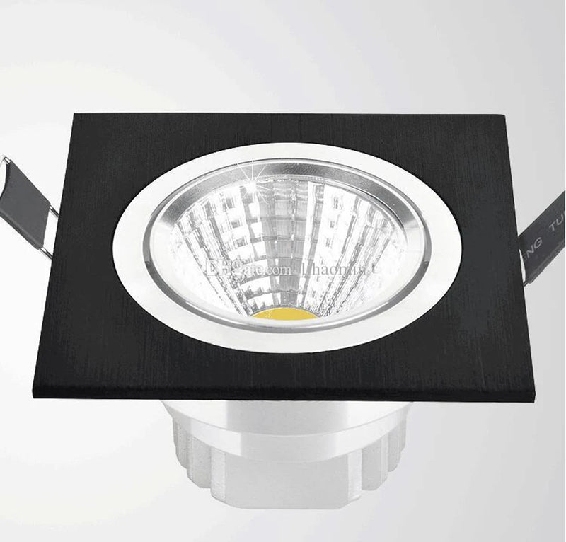 spot led encastrable carré à intensité variable décoratif pour intérieur