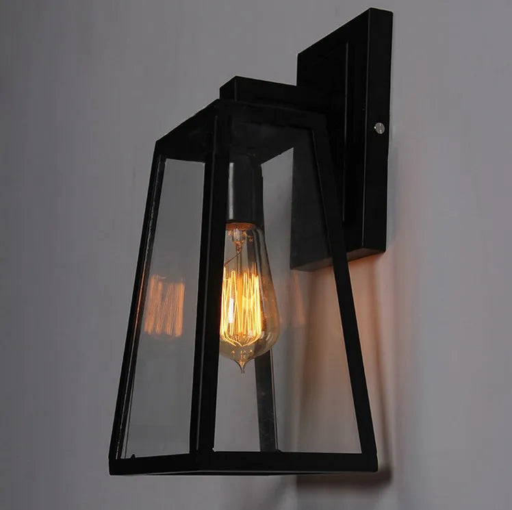 Retro Loft Industrial LED Vintage Wall Lamp light With frame , Wall Sconce Arandela De Pared