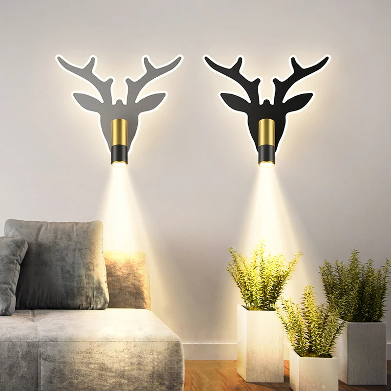 applique murale led moderne pour éclairage intérieur bois